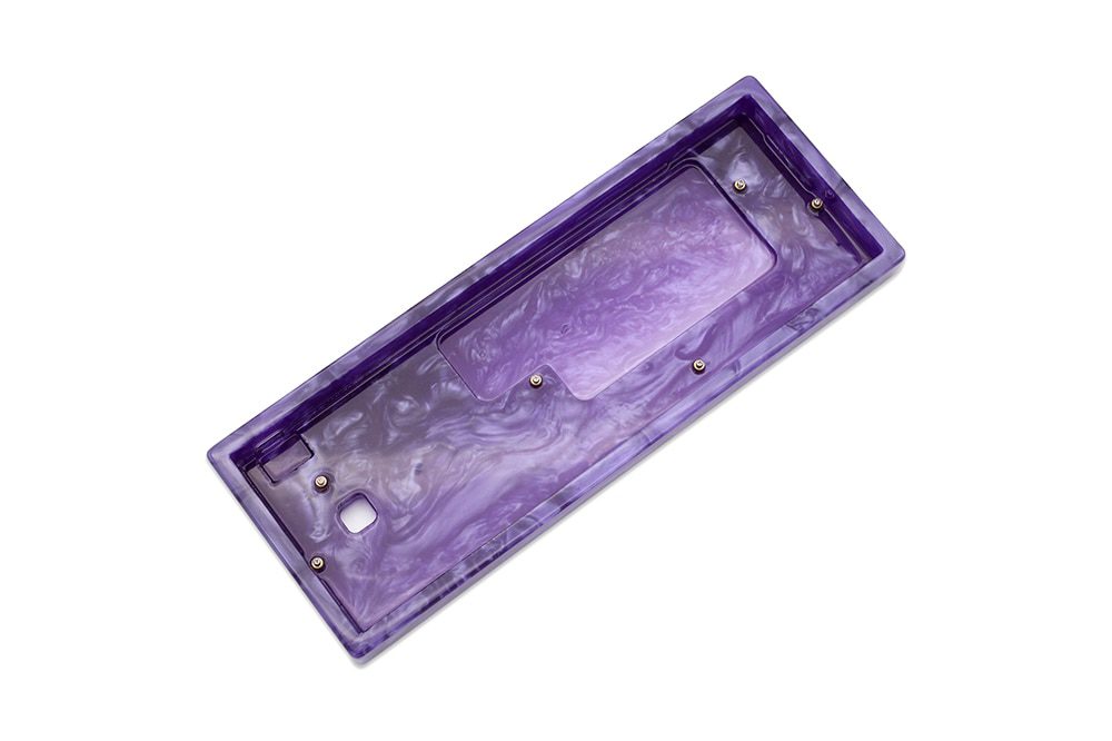 LOOP Resin 60% Case Handmade Case with Rubber feet for mechanical keyboards gh60 xd60 xd64 60% Poker BM60 LOOP Resin 60% Case Handmade Case with Rubber feet for mechanical keyboards gh60 xd60 xd64 60% Poker BM60