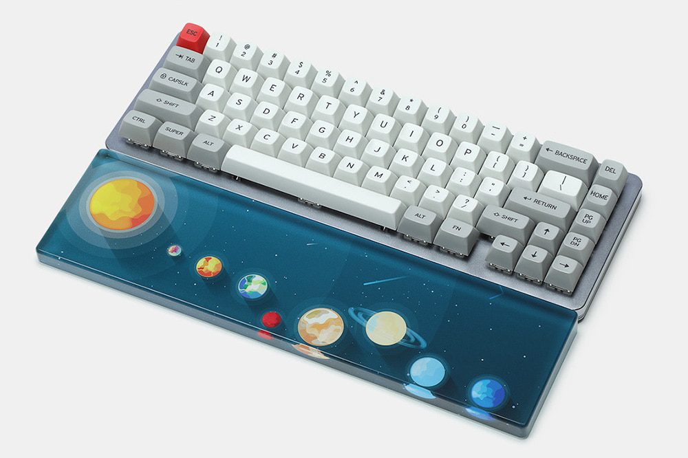 mStone PMMA Solar System Wrist Rest with Rubber Feet for mechanical keyboards gh60 xd60 xd64 80% 87 100% 104 xd84 BM60 BM65 BM68 mStone PMMA Solar System Wrist Rest with Rubber Feet for mechanical keyboards gh60 xd60 xd64 80% 87 100% 104 xd84 BM60 BM65 BM68