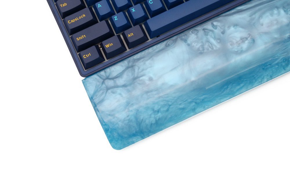 LOOP Resin Wrist Rest Handmade Wrist with Rubber feet for mechanical keyboards gh60 xd60 xd64 60% Poker 87