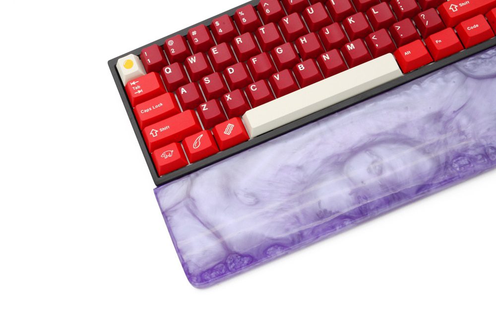 LOOP Resin Wrist Rest Handmade Wrist with Rubber feet for mechanical keyboards gh60 xd60 xd64 60% Poker 87
