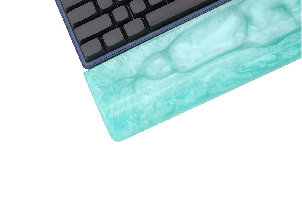 LOOP Resin Wrist Rest Handmade Wrist with Rubber feet for mechanical keyboards gh60 xd60 xd64 60% Poker 87