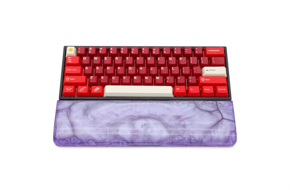 LOOP Resin Wrist Rest Handmade Wrist with Rubber feet for mechanical keyboards gh60 xd60 xd64 60% Poker 87