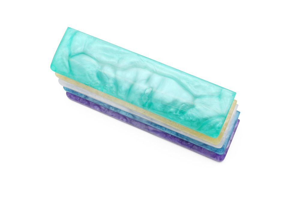 LOOP Resin Wrist Rest Handmade Wrist with Rubber feet for mechanical keyboards gh60 xd60 xd64 60% Poker 87