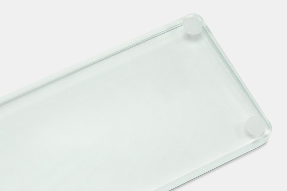 mstone crystal Wrist Rest Made from K5 glass Rubber feet for mechanical keyboards gh60 xd60 xd64 80% 87 100% 104 xd84