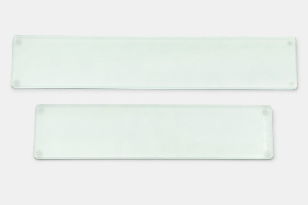 mstone crystal Wrist Rest Made from K5 glass Rubber feet for mechanical keyboards gh60 xd60 xd64 80% 87 100% 104 xd84