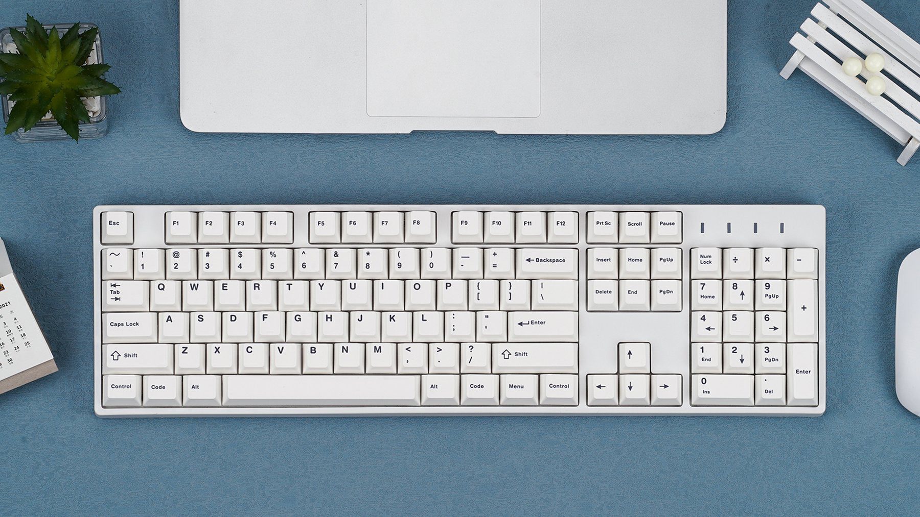 KBDfans Cherry Profile PBT Simple White Dye-Sub 147 Keycaps Set For MX Mechanical Keyboard 61/63/64/67/68/84/96/HHKB Layouts KBDfans Cherry Profile PBT Simple White Dye-Sub 147 Keycaps Set For MX Mechanical Keyboard 61/63/64/67/68/84/96/HHKB Layouts