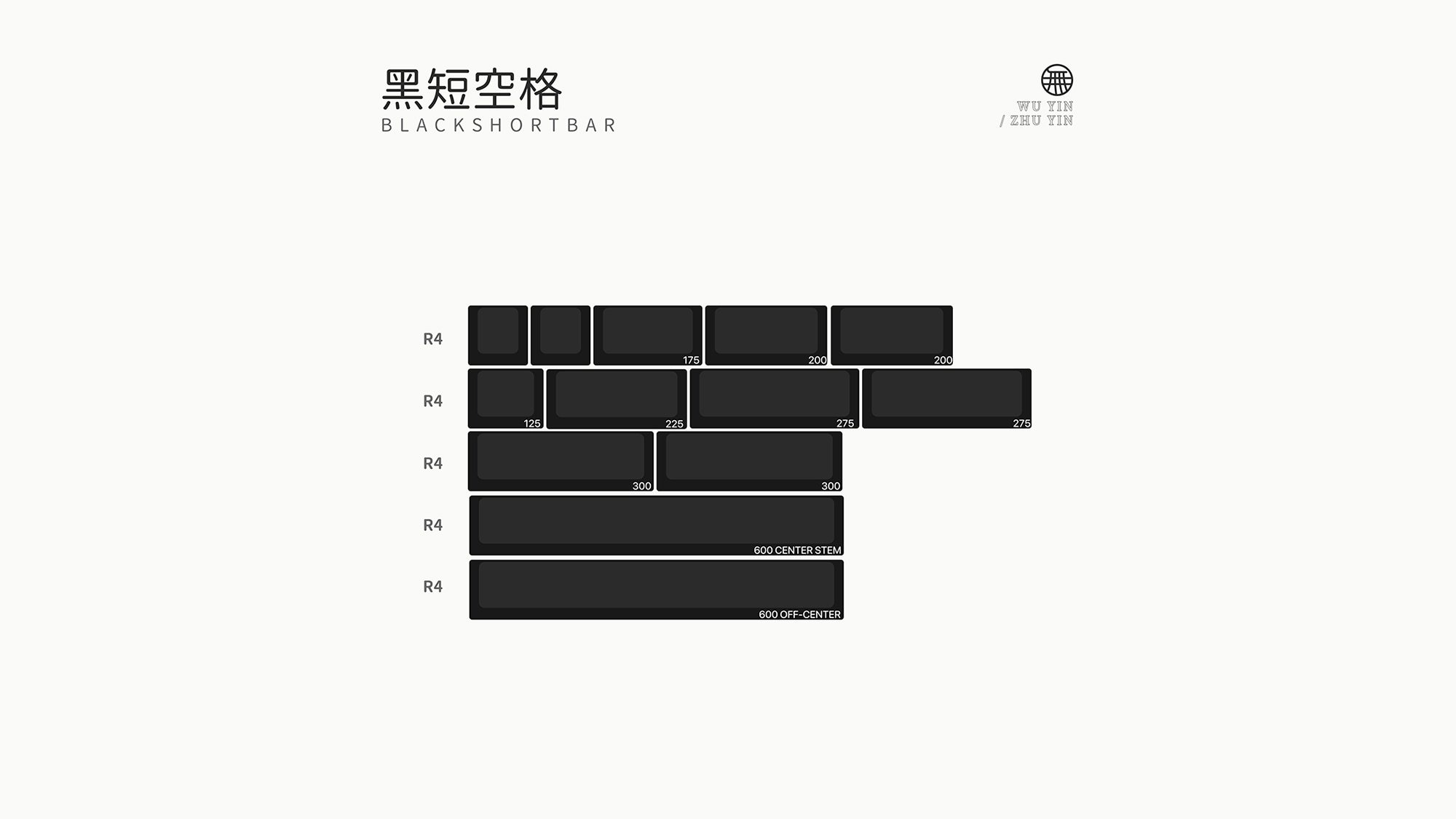 [Restock] EPBT "WUYINZHUYIN" Extra Kit (Except Base Kit) Cherry Profile Dye-sub Keycaps For Mechanical Keyboard