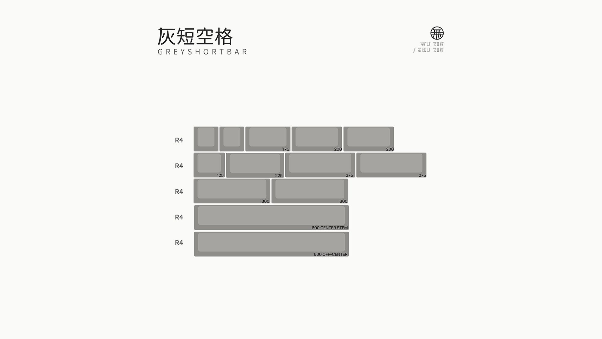 [Restock] EPBT "WUYINZHUYIN" Extra Kit (Except Base Kit) Cherry Profile Dye-sub Keycaps For Mechanical Keyboard