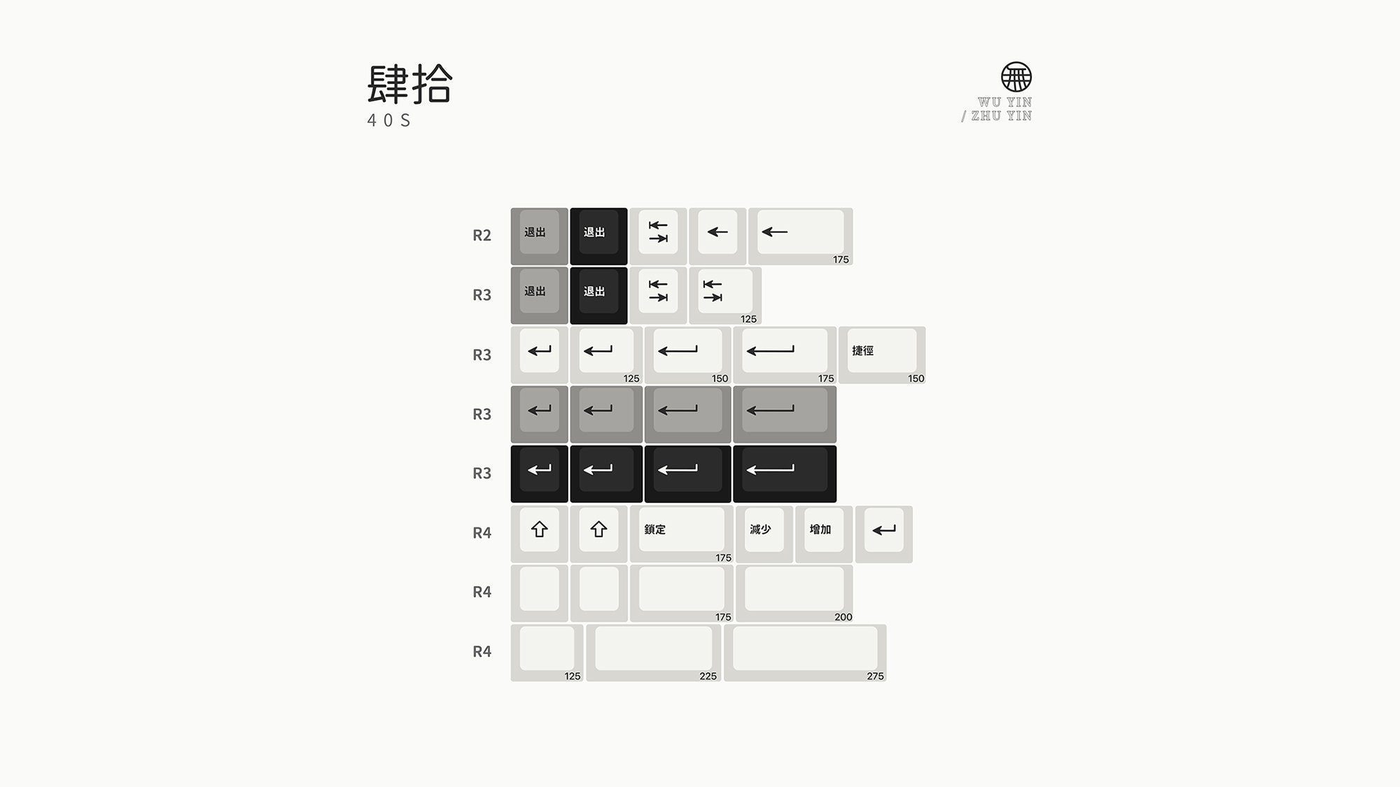 [Restock] EPBT "WUYINZHUYIN" Extra Kit (Except Base Kit) Cherry Profile Dye-sub Keycaps For Mechanical Keyboard