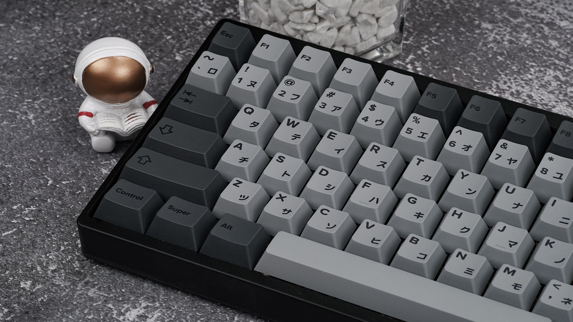Cherry Profile Cement Grey Japanese PBT Dye-Sub Keycaps Set For Mechanical Keyboard 61/63/67/68/84/87/104 Layout Cherry Profile Cement Grey Japanese PBT Dye-Sub Keycaps Set For Mechanical Keyboard 61/63/67/68/84/87/104 Layout