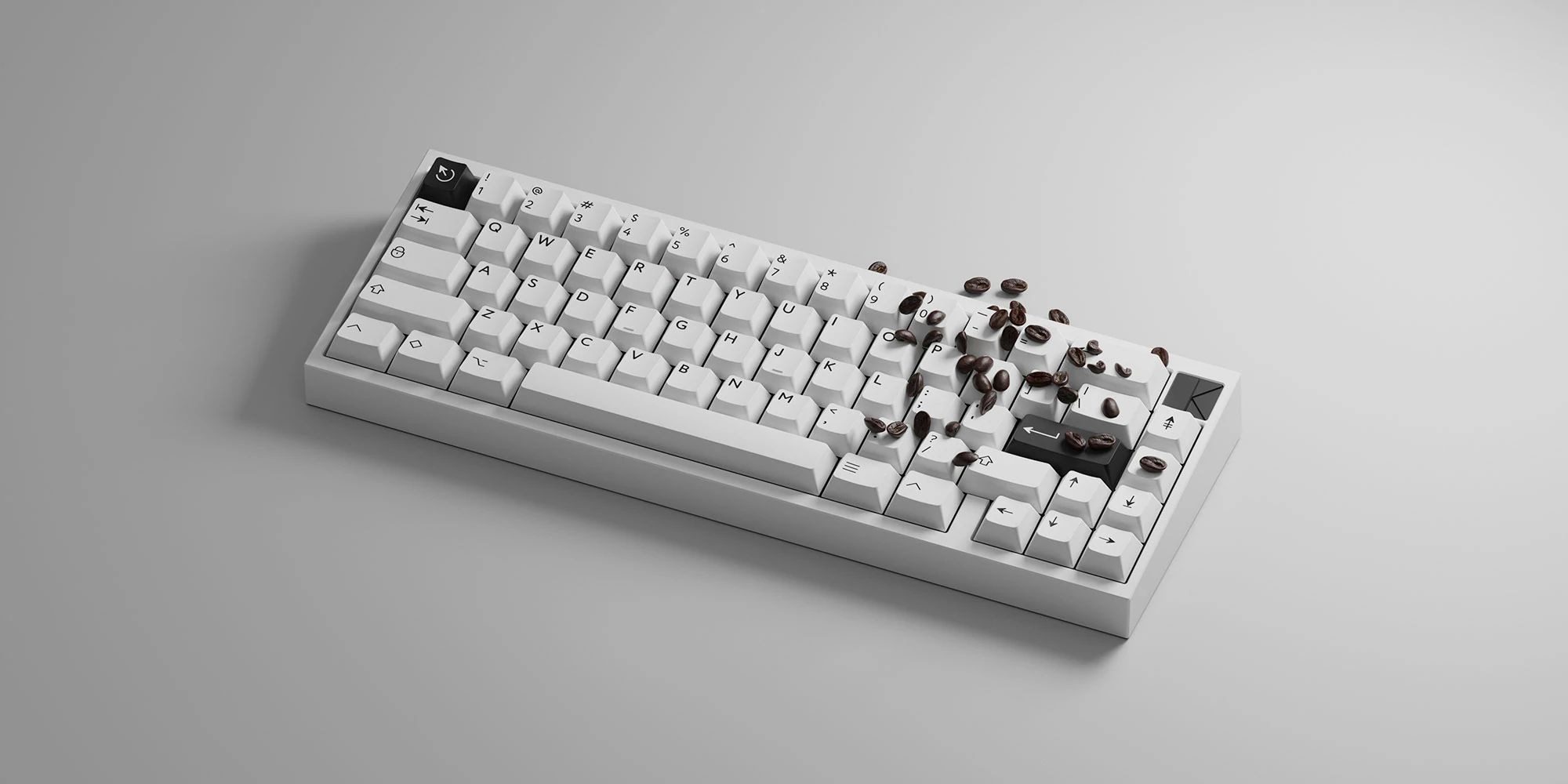 PBTfans™ Doubleshot BOW PBT Material Cherry Profile Keycaps Numpad/Spacebar/40s/International Kits