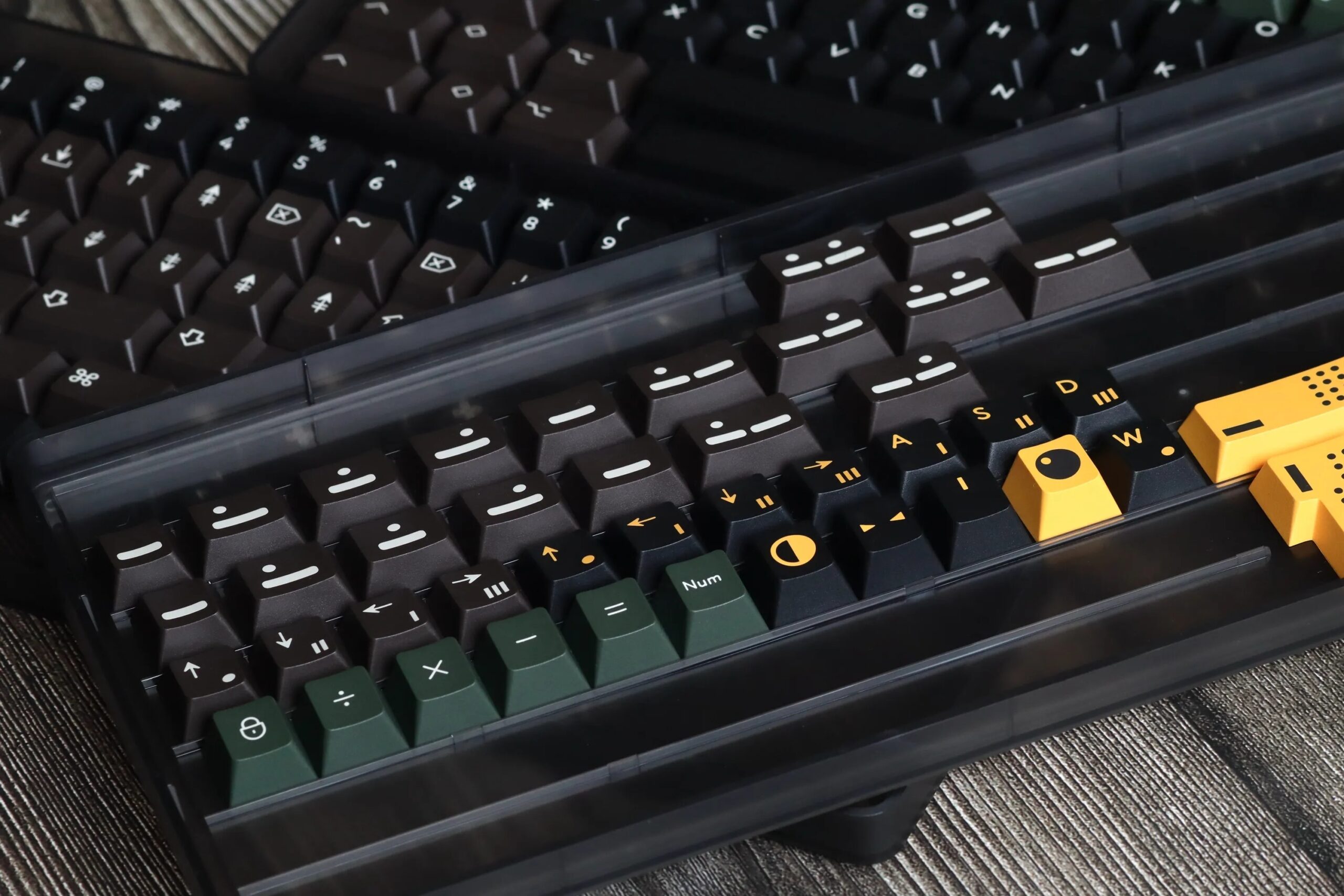 [Base Kit] PBTfans™ Resonance Keycaps PBT Doubleshot Cherry Profile For MX-style Mechanical Keyboard