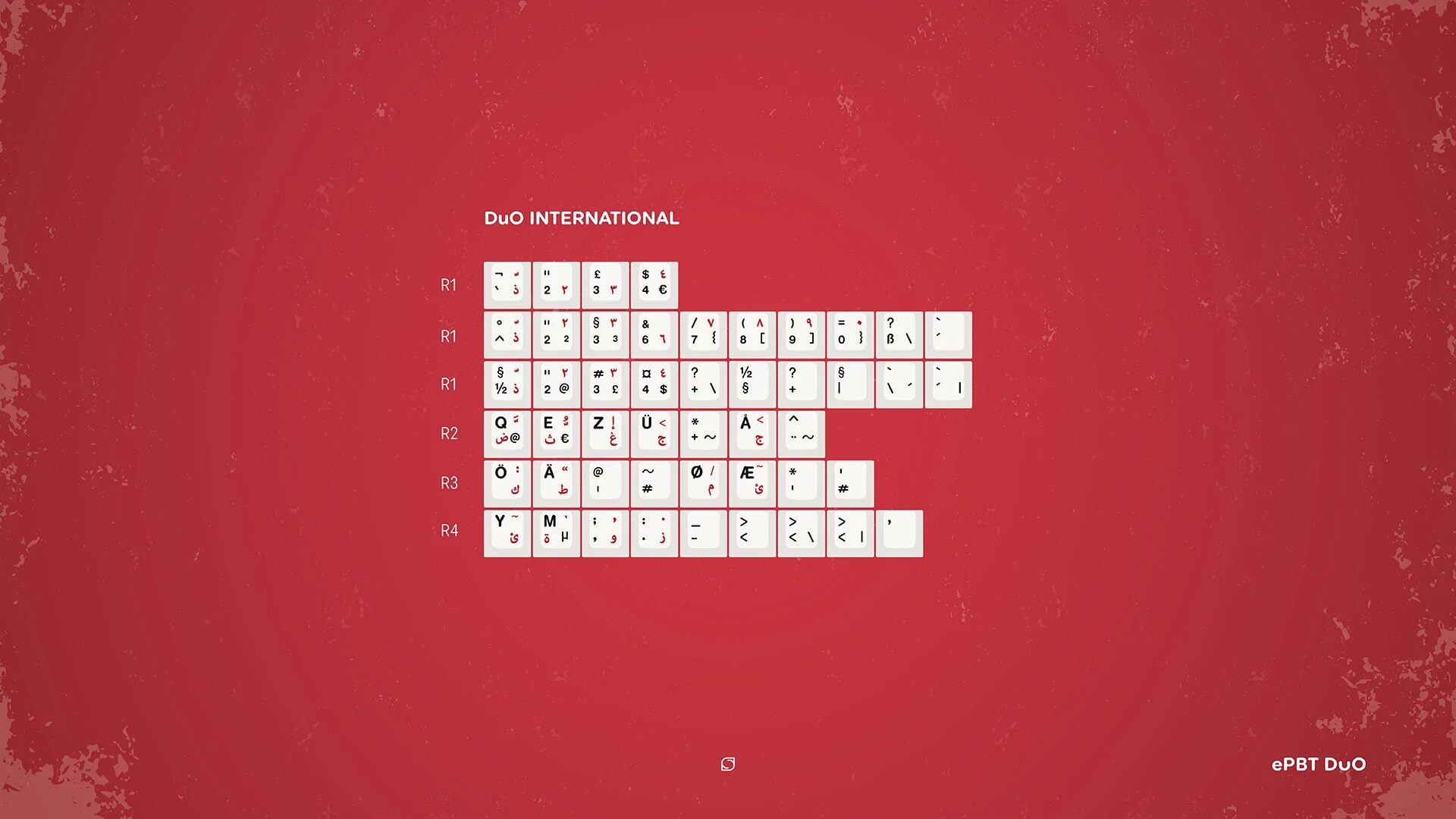 ePBT DUO PBT Material Cherry Profile Keycaps Numpad/Spacebar/40s/International Kits ePBT DUO PBT Material Cherry Profile Keycaps Numpad/Spacebar/40s/International Kits