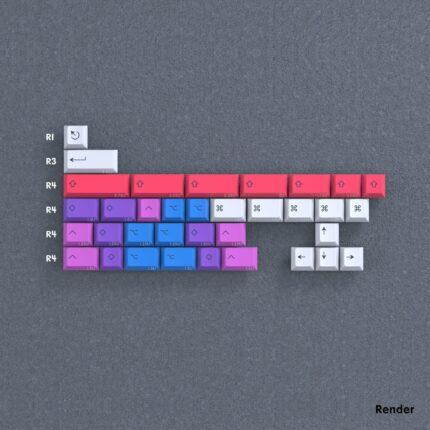 PBTfans™ Doubleshot Spark Keycaps