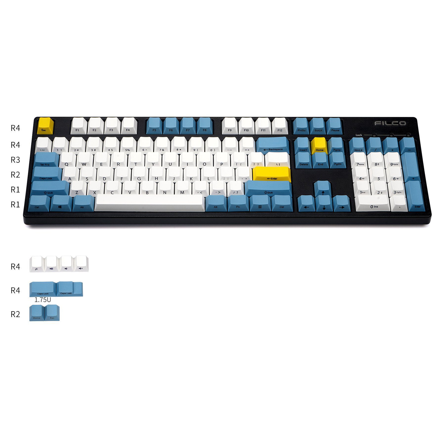 KBDfans Cherry Profile Side Printed Keycaps KBDfans Cherry Profile Side Printed Keycaps