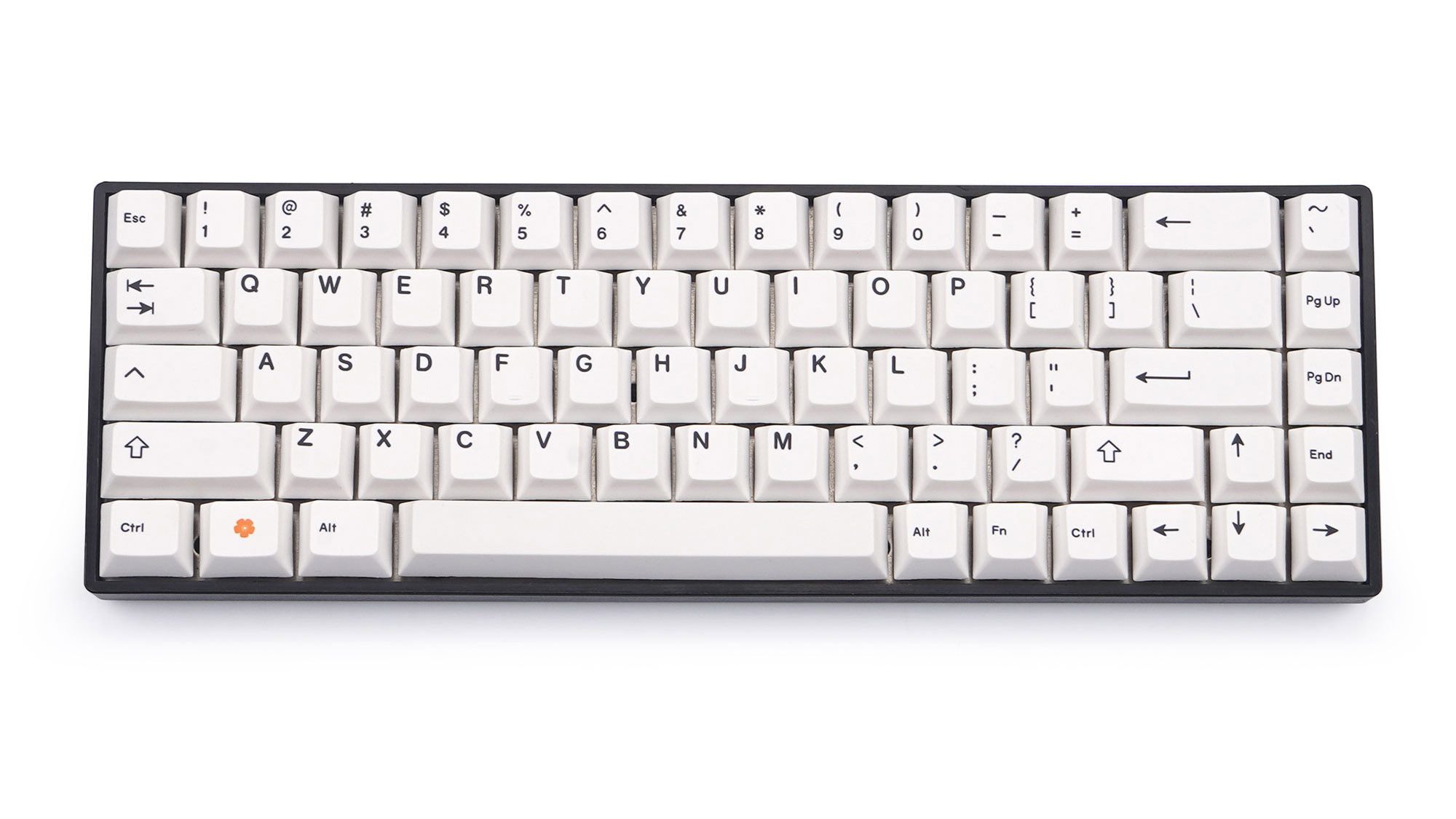 NPKC White Orange Dye-sub Cherry Profile 134 Keycaps NPKC White Orange Dye-sub Cherry Profile 134 Keycaps