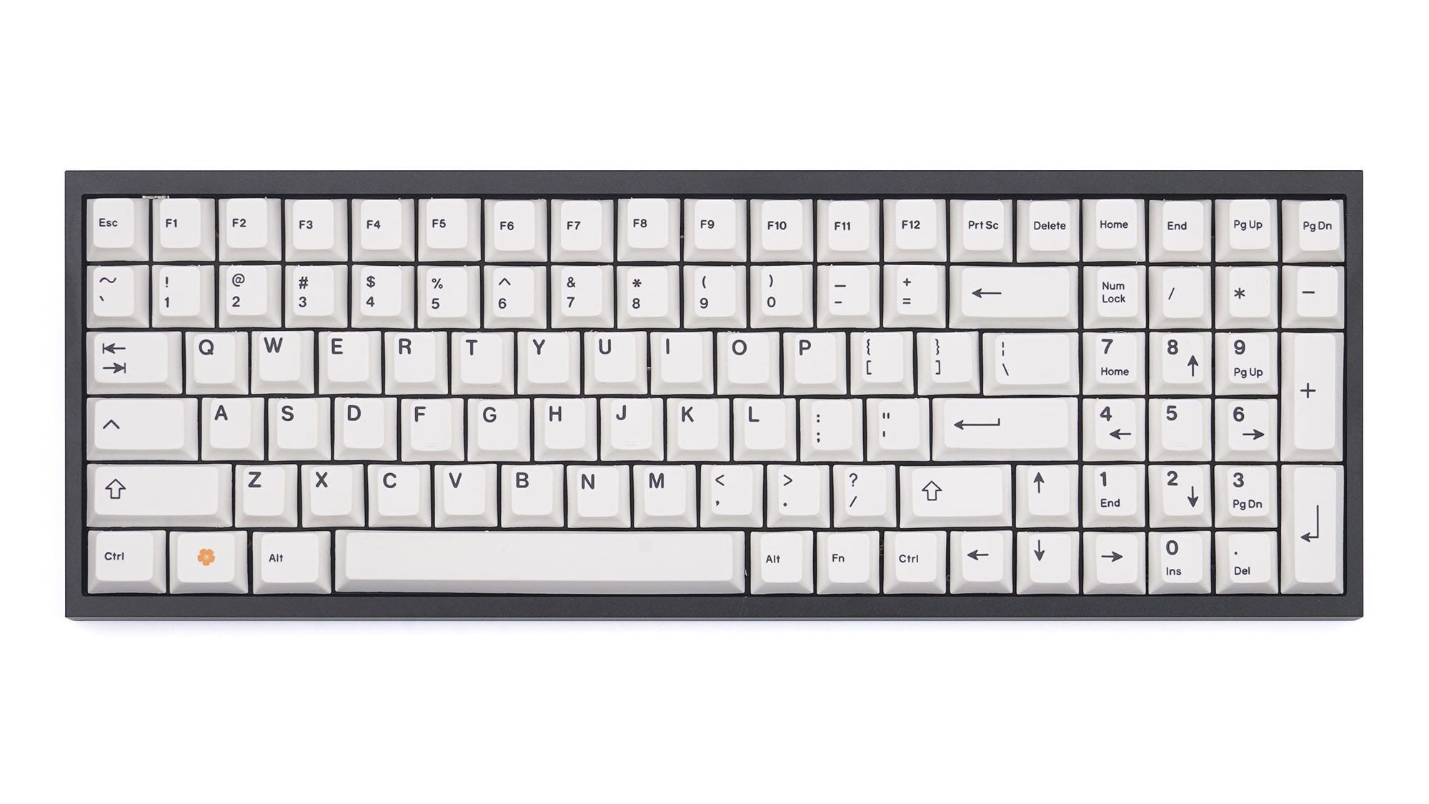 NPKC White Orange Dye-sub Cherry Profile 134 Keycaps NPKC White Orange Dye-sub Cherry Profile 134 Keycaps