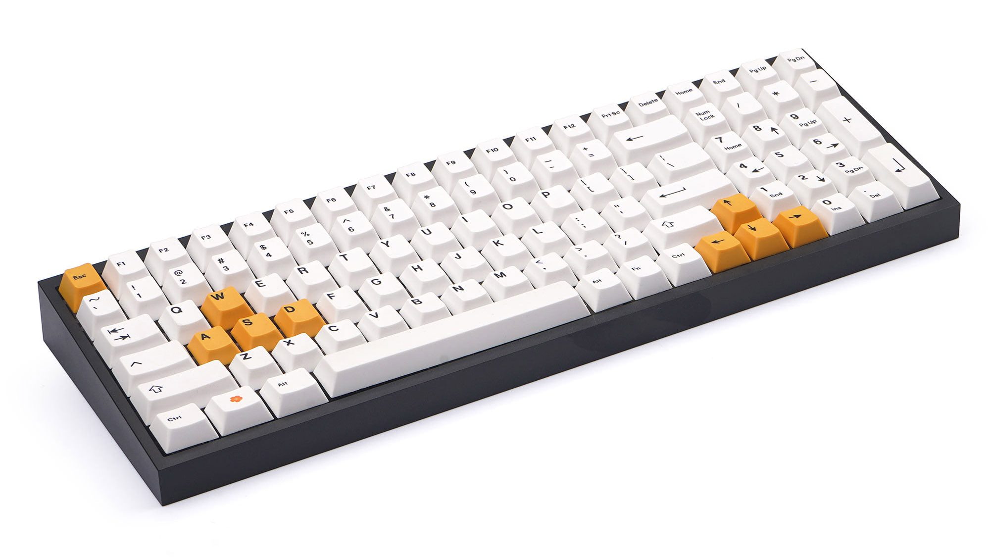 NPKC White Orange Dye-sub Cherry Profile 134 Keycaps NPKC White Orange Dye-sub Cherry Profile 134 Keycaps