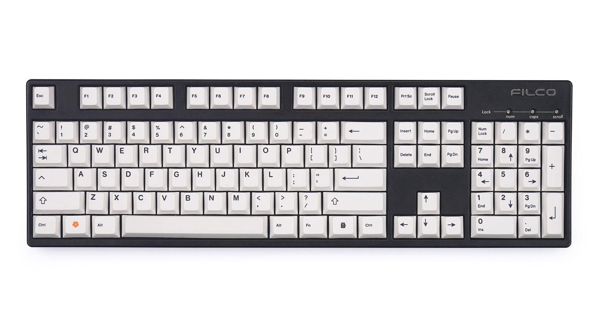 NPKC White Orange Dye-sub Cherry Profile 134 Keycaps NPKC White Orange Dye-sub Cherry Profile 134 Keycaps