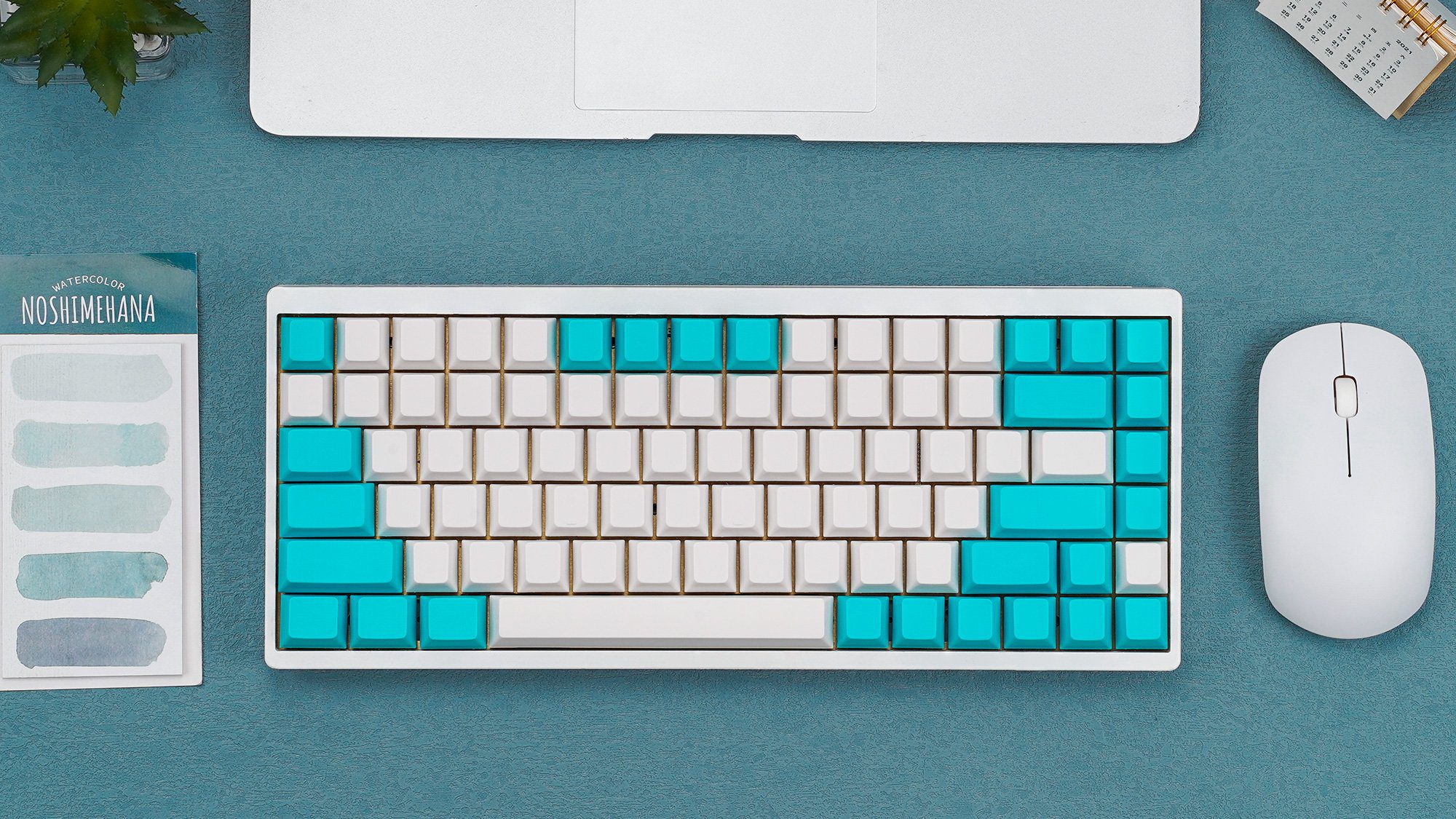 KBDfans Cherry Profile PBT Gray Blue And Orange Blank Keycaps 128 Keys 61/63/67/68/87/104/108/KBD67 Layouts KBDfans Cherry Profile PBT Gray Blue And Orange Blank Keycaps 128 Keys 61/63/67/68/87/104/108/KBD67 Layouts