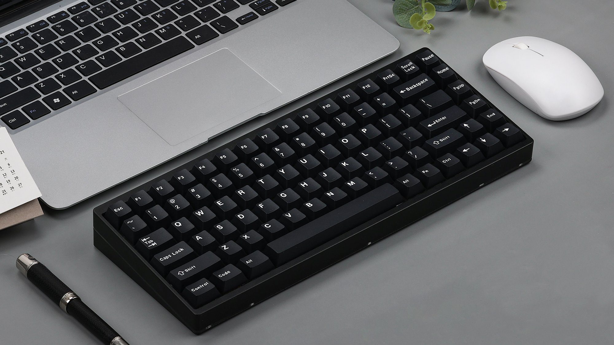 KBDfans WOB/ BOW PBT Doubleshot Keycaps Fit 61/63/64/67/68/84/96 Keys and HHKB Layout For Mechanial Keyboard