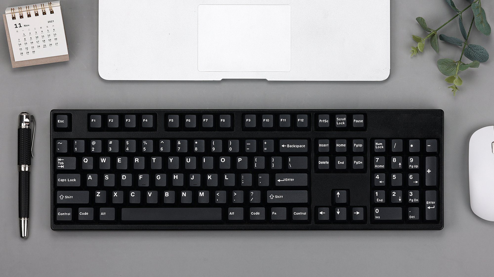 KBDfans WOB/ BOW PBT Doubleshot Keycaps Fit 61/63/64/67/68/84/96 Keys and HHKB Layout For Mechanial Keyboard