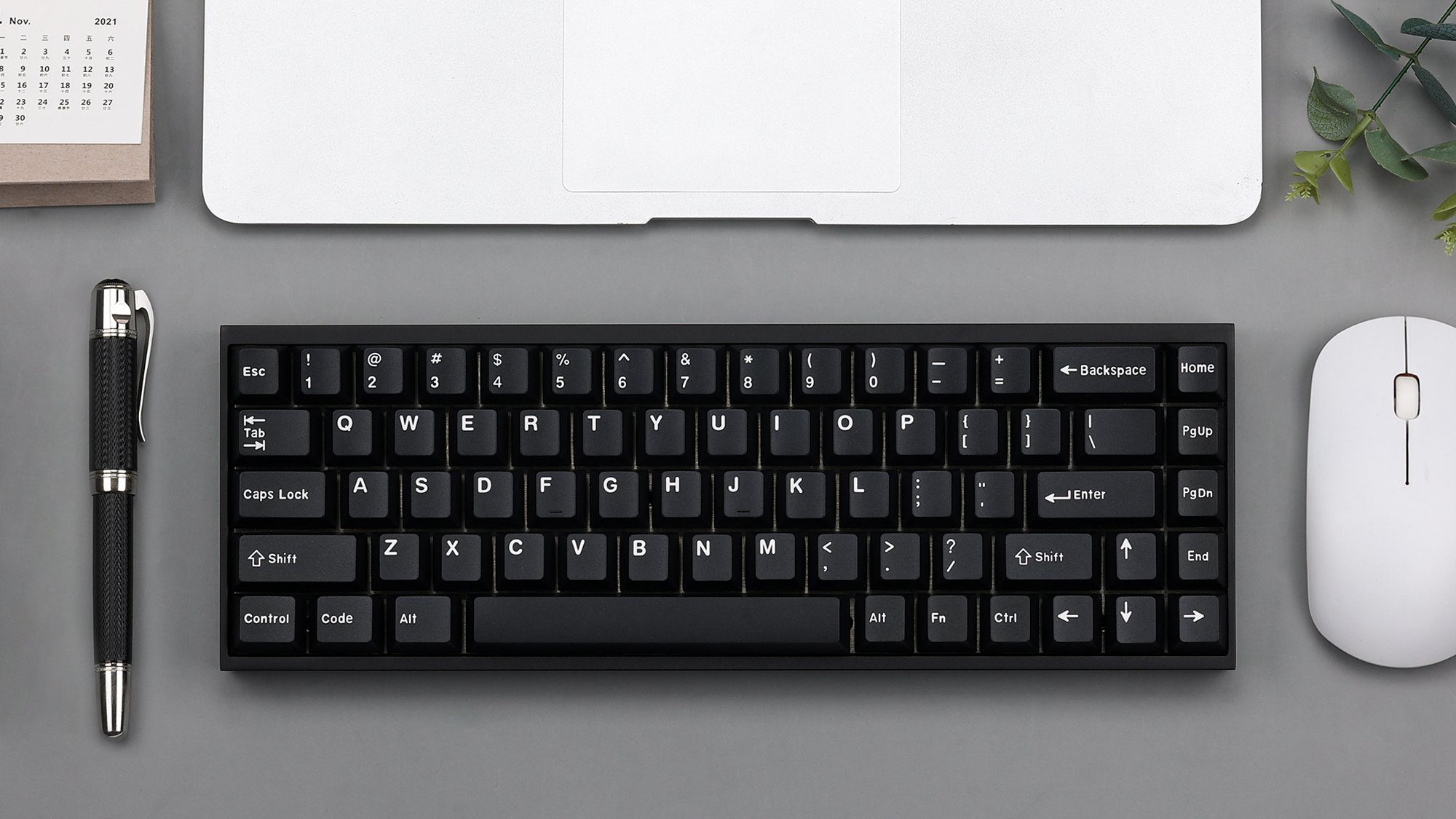 KBDfans WOB/ BOW PBT Doubleshot Keycaps Fit 61/63/64/67/68/84/96 Keys and HHKB Layout For Mechanial Keyboard