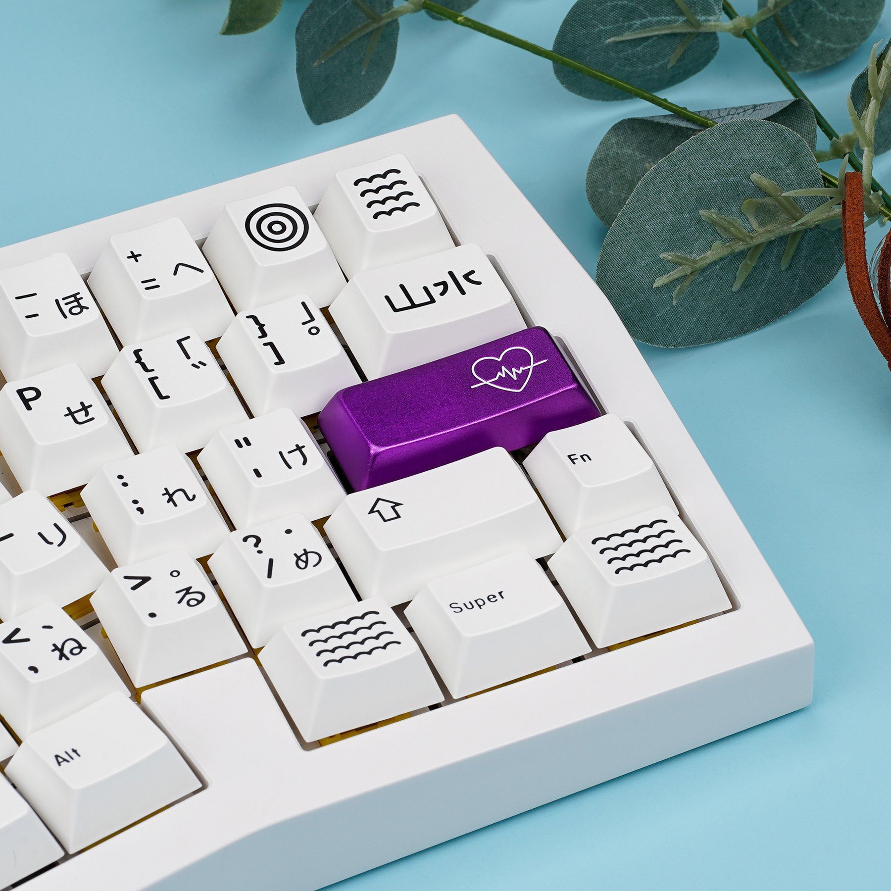 KBDfans Cherry Profile CNC Aluminum Artisan Keycaps 2.25u Enter MX Style KBDfans Cherry Profile CNC Aluminum Artisan Keycaps 2.25u Enter MX Style