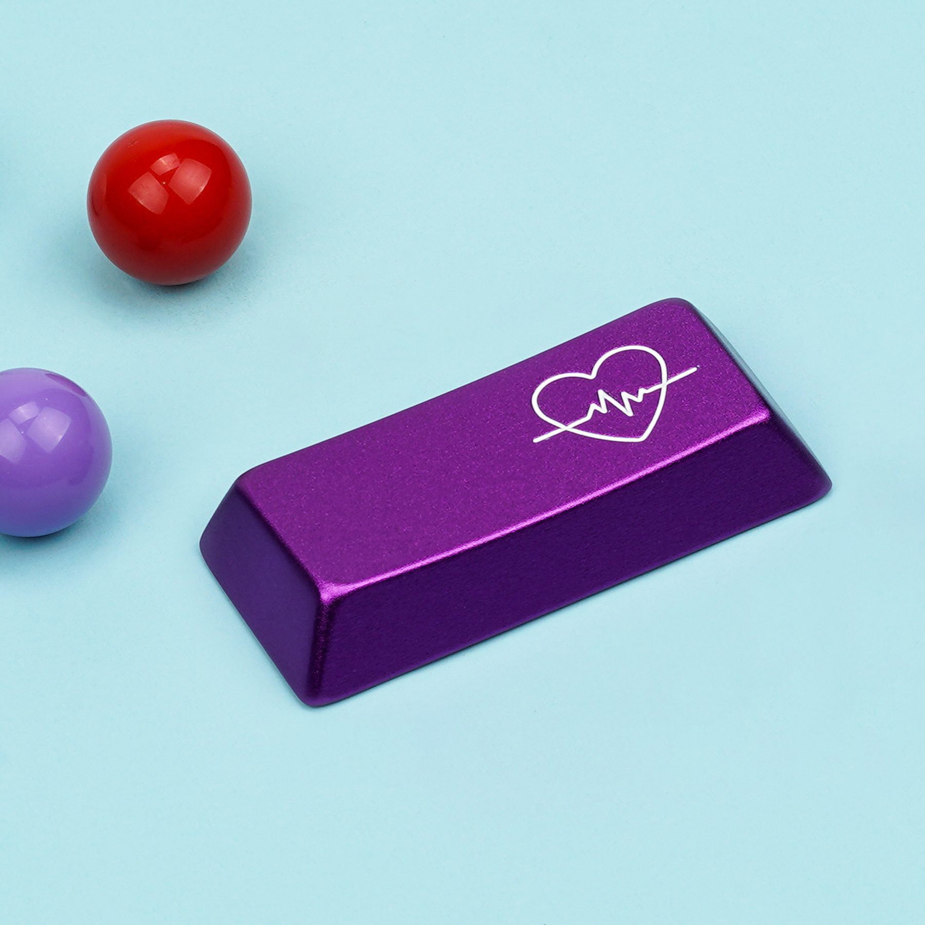 KBDfans Cherry Profile CNC Aluminum Artisan Keycaps 2.25u Enter MX Style KBDfans Cherry Profile CNC Aluminum Artisan Keycaps 2.25u Enter MX Style