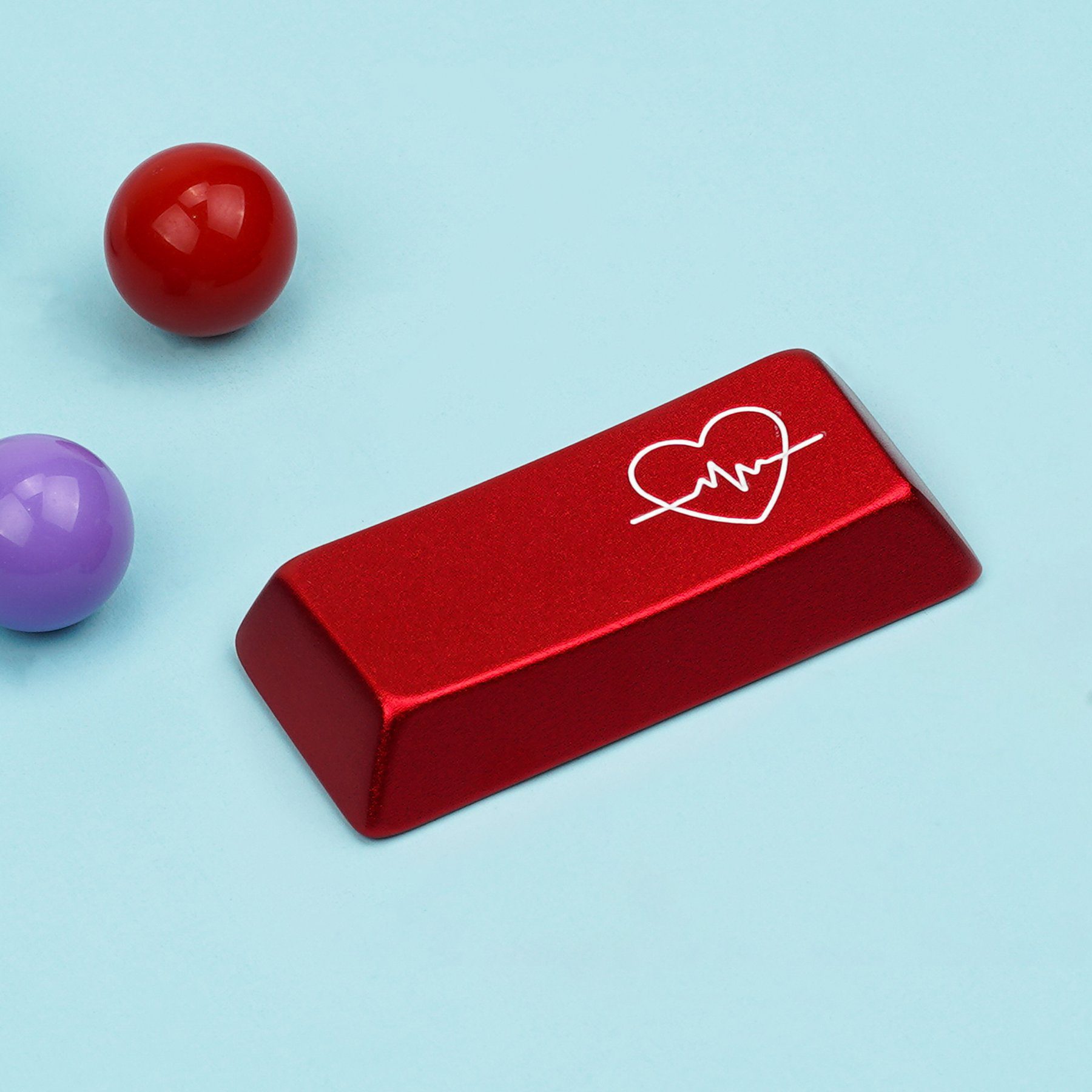 KBDfans Cherry Profile CNC Aluminum Artisan Keycaps 2.25u Enter MX Style KBDfans Cherry Profile CNC Aluminum Artisan Keycaps 2.25u Enter MX Style