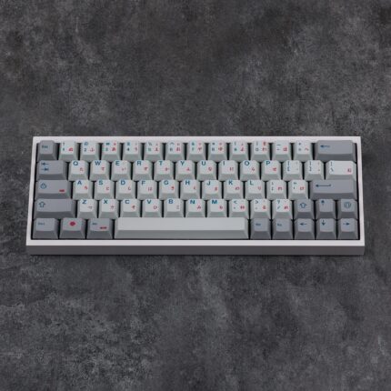 Japanese Cherry Profile Grey White and Blue for MX Mechanical Keyboard Clearance Keycaps