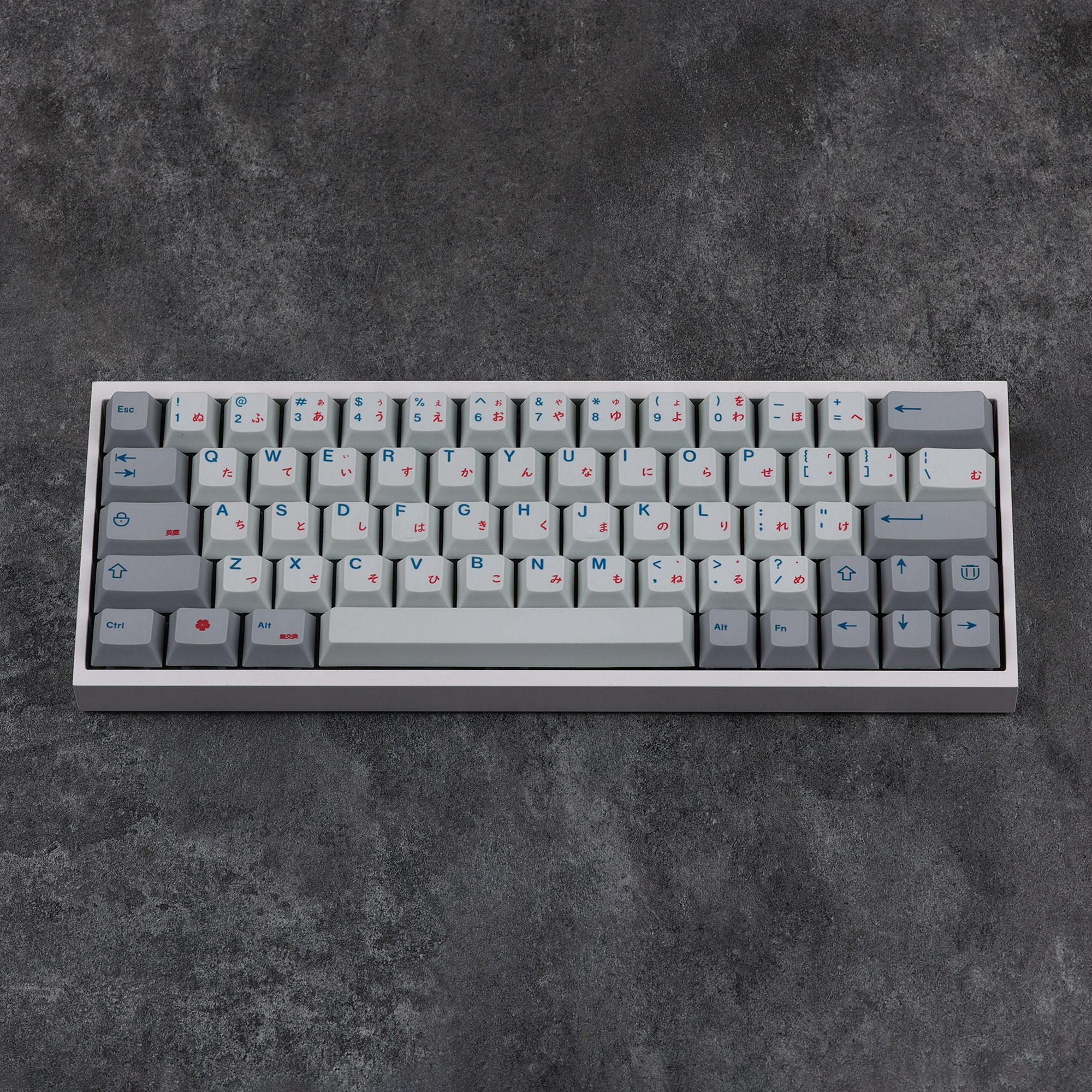 KBDfans Japanese Cherry Profile Grey White and Blue for MX Mechanical Keyboard Clearance Keycaps KBDfans Japanese Cherry Profile Grey White and Blue for MX Mechanical Keyboard Clearance Keycaps