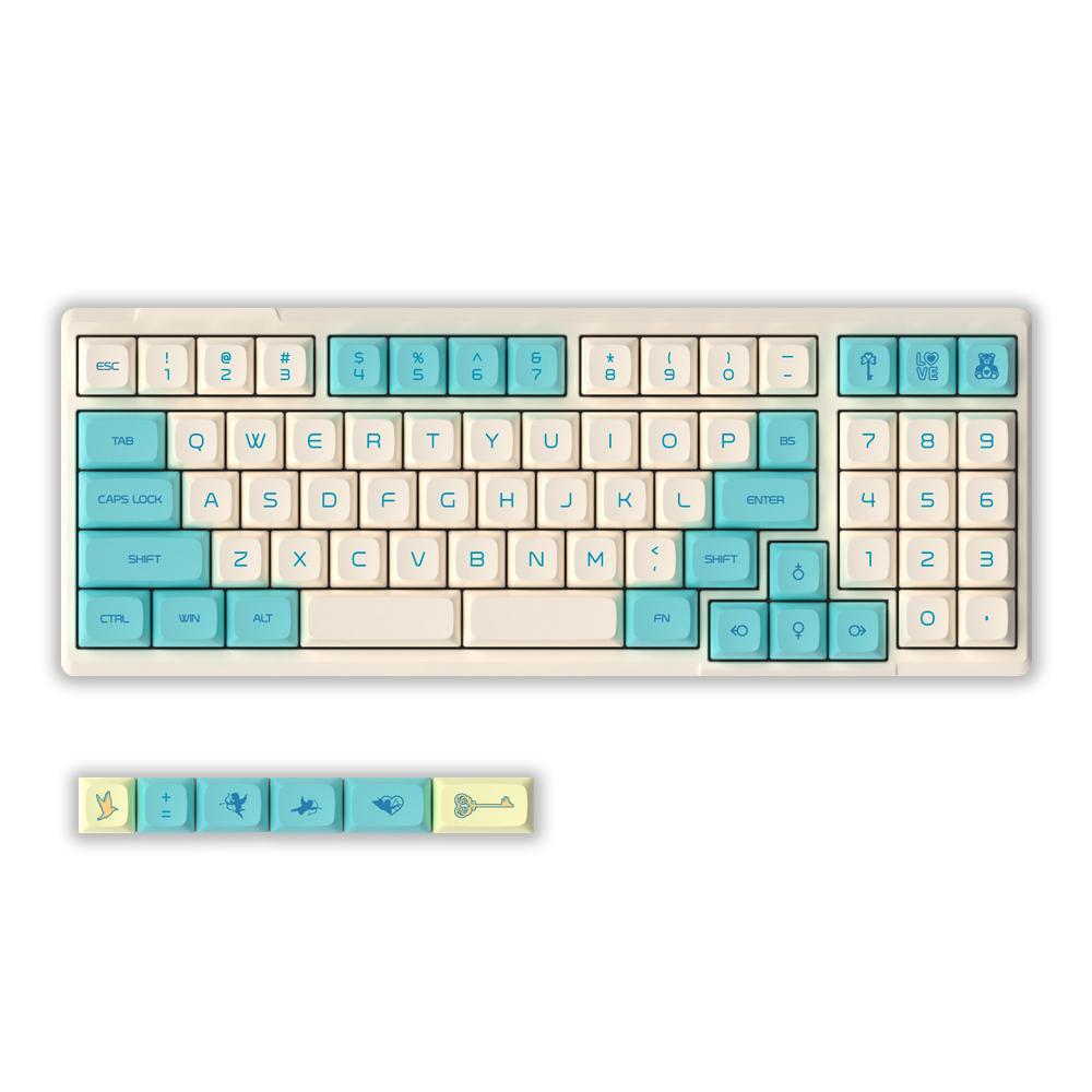 KBDfans PG PBT Bluebird Keycaps Set 61/63/64/68/660/1800MINI/KBD67/MINILA KBDfans PG PBT Bluebird Keycaps Set 61/63/64/68/660/1800MINI/KBD67/MINILA