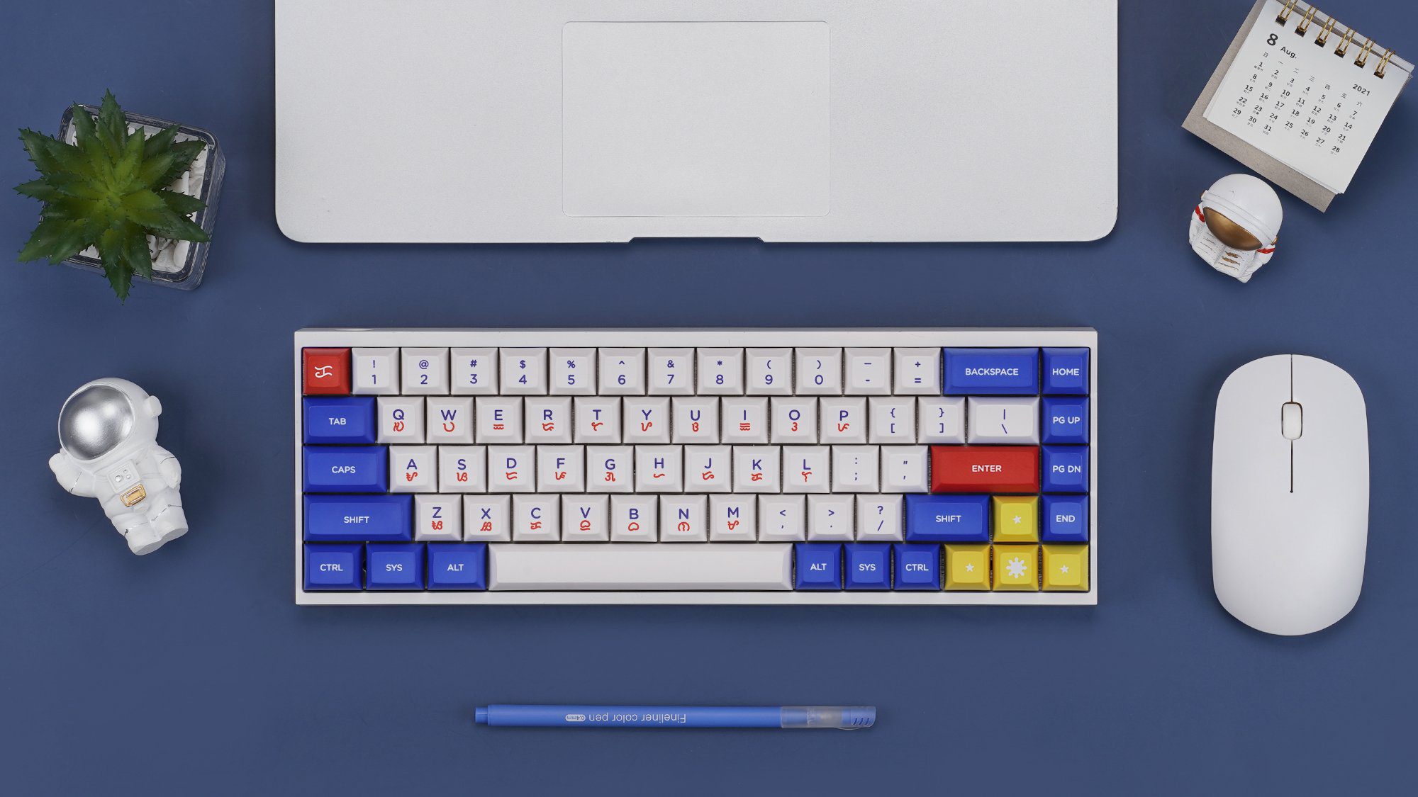 KBDfans KAT KATHA PBT Dye-Sub Keycaps Set For MX Mechanical Keyboard 61/63/87/104/108 Layouts