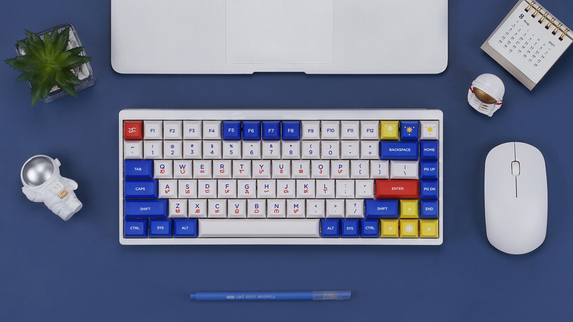 KBDfans KAT KATHA PBT Dye-Sub Keycaps Set For MX Mechanical Keyboard 61/63/87/104/108 Layouts