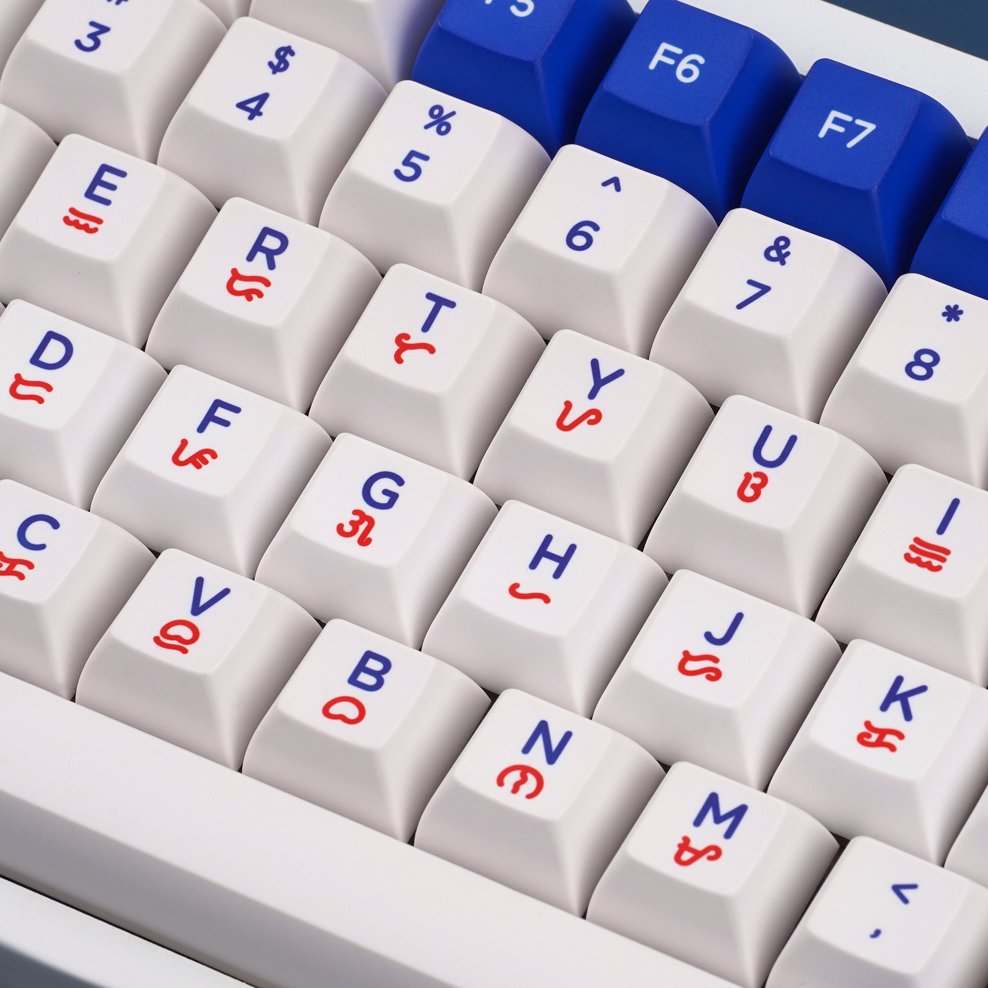 KBDfans KAT KATHA PBT Dye-Sub Keycaps Set For MX Mechanical Keyboard 61/63/87/104/108 Layouts