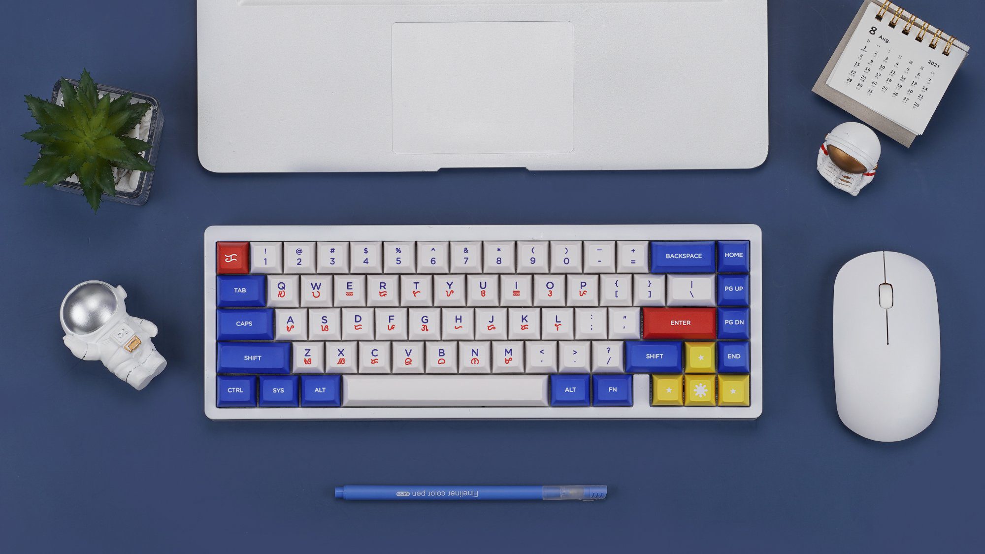 KBDfans KAT KATHA PBT Dye-Sub Keycaps Set For MX Mechanical Keyboard 61/63/87/104/108 Layouts