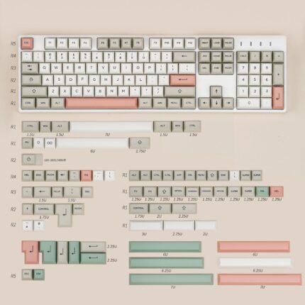 KAT 9009 PBT Keycaps Set For Mechanical Keyboard