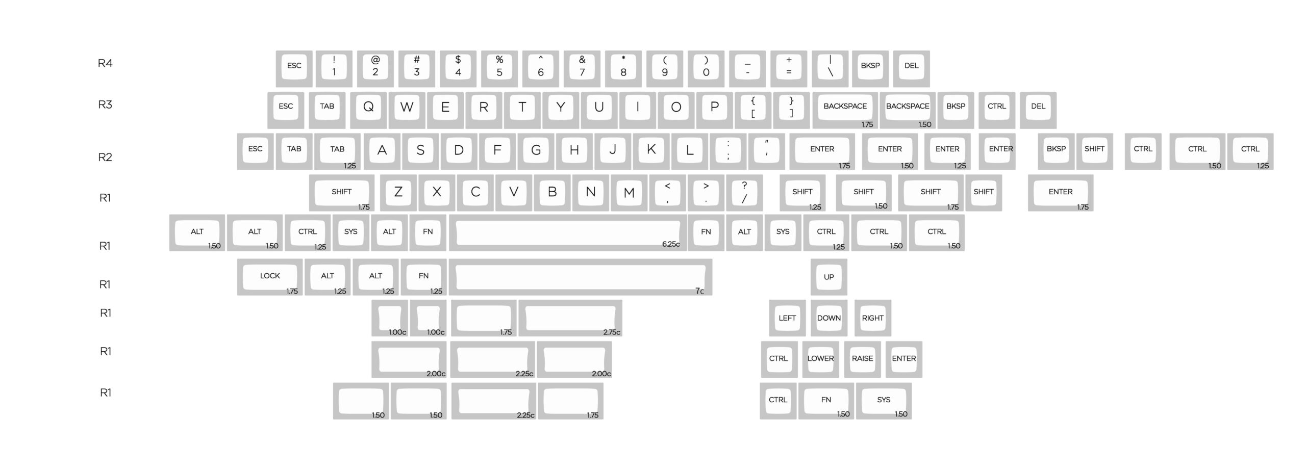 KAT Alpha PBT Keycaps Set for Customized MX Mechanical Keyboard