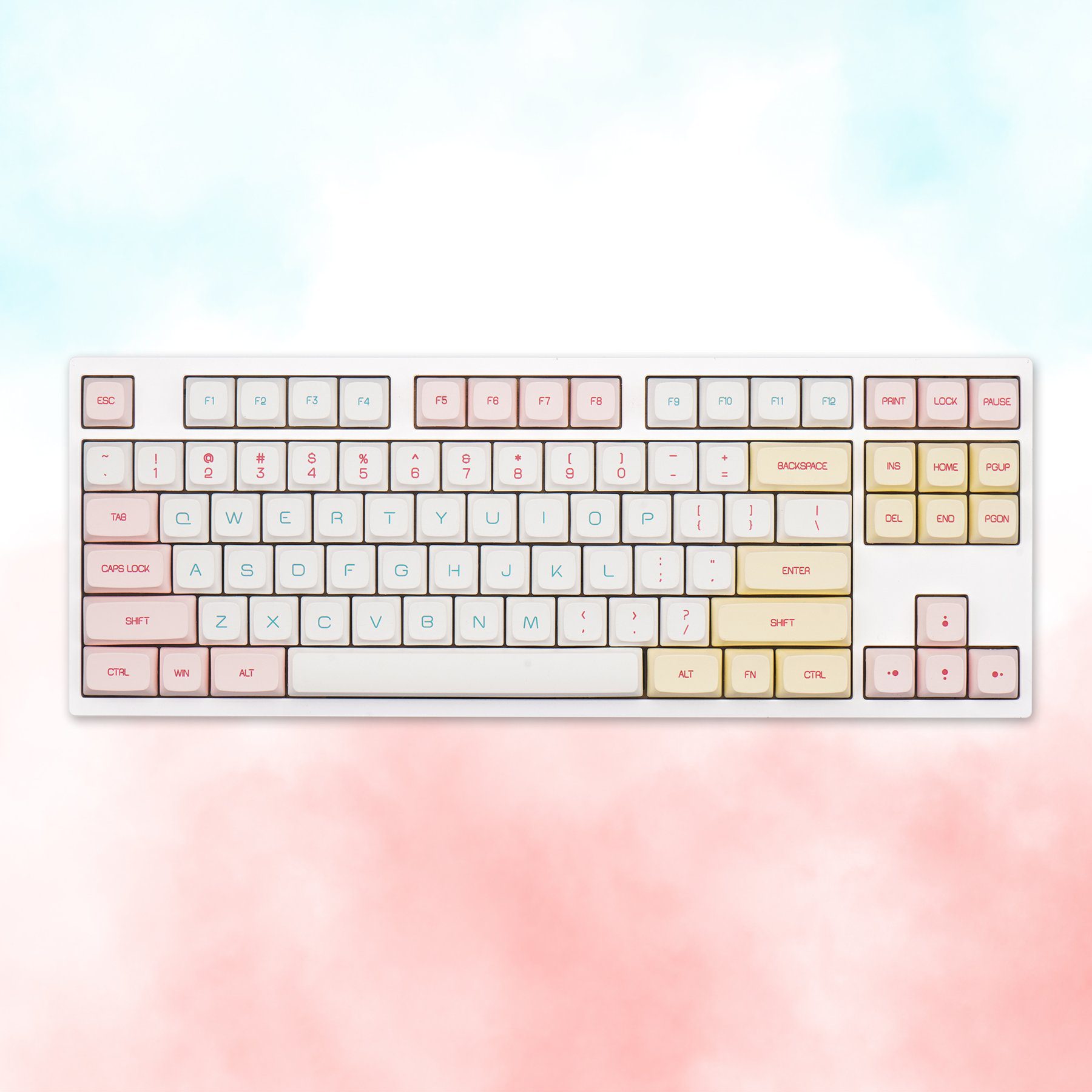 KBDfans PG PBT Macaron Keycaps Set KBDfans PG PBT Macaron Keycaps Set