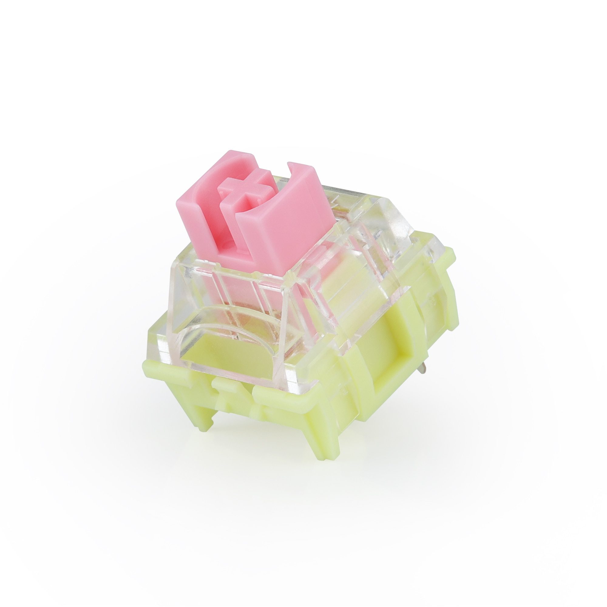 TTC Upgraded Gold Pink Linear Switches 10 Switches Per Pack 3 pins 37g Gold pink Waterproof Dustproof Cover SMD Switches