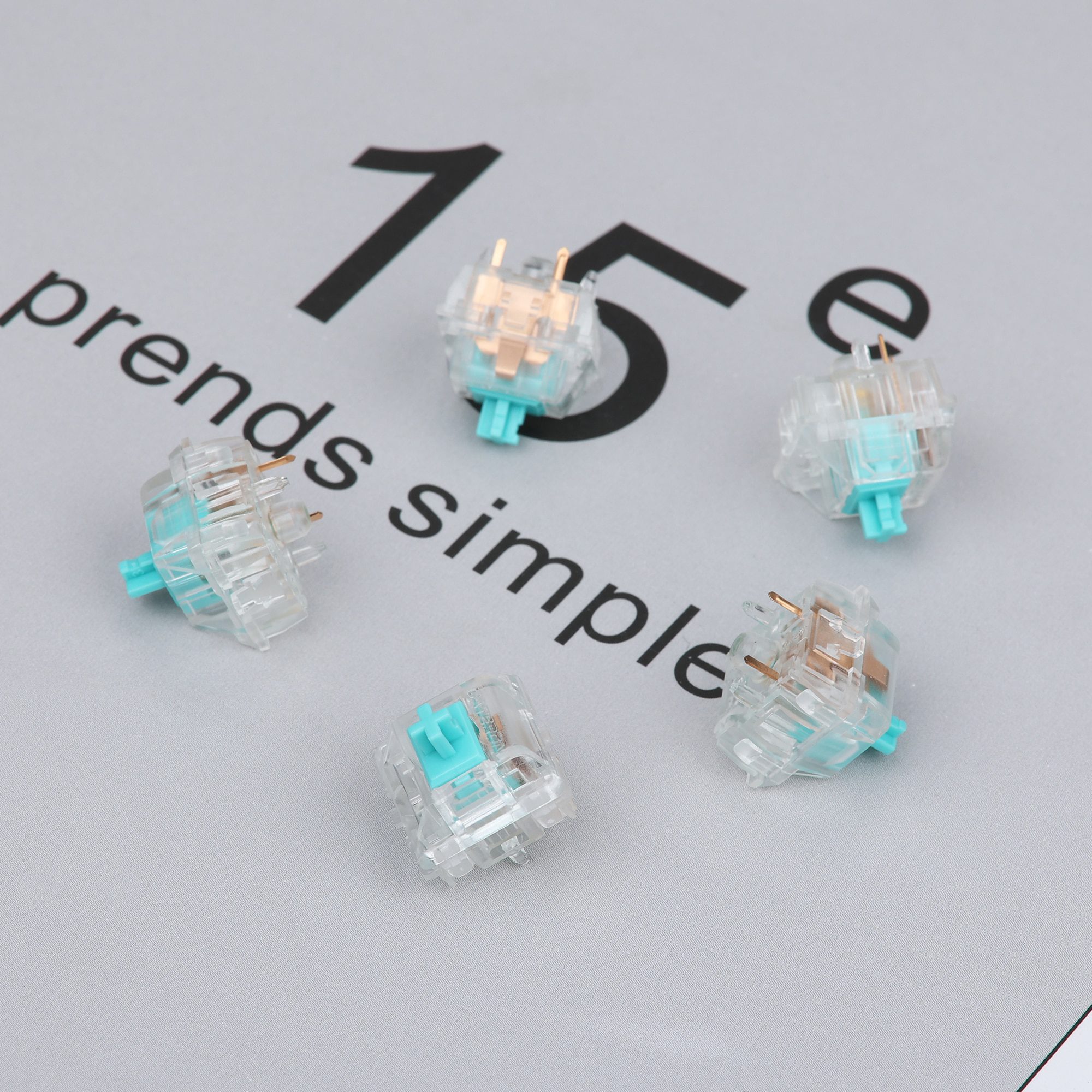 Zeal Tealios V2 Linear 67g 5pin RGB MX Stem PCB-Mounted For Customized Mechanical Keyboard Gateron Swtiches Zeal Tealios V2 Linear 67g 5pin RGB MX Stem PCB-Mounted For Customized Mechanical Keyboard Gateron Swtiches