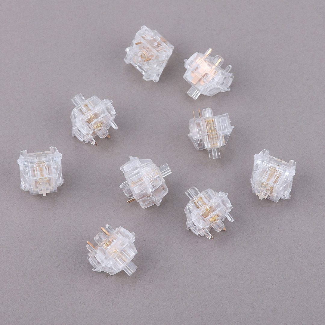 Tecsee ICE Candy Switches 5-Pin PCB-Mounted Linear Switches For Mechanical Keyboard (10PCS) Tecsee ICE Candy Switches 5-Pin PCB-Mounted Linear Switches For Mechanical Keyboard (10PCS)