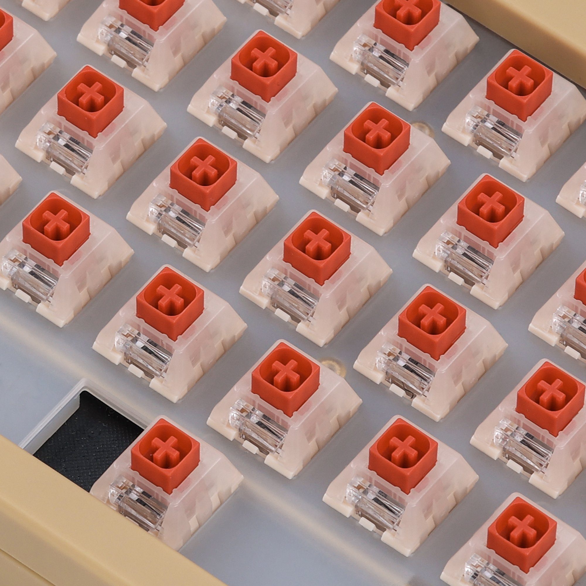 Kailh Red Bean Pudding Switch Mechanical Keyboard Light Guide Post Switch Linear 5pins (10 pcs) Box Switches Kailh Red Bean Pudding Switch Mechanical Keyboard Light Guide Post Switch Linear 5pins (10 pcs) Box Switches