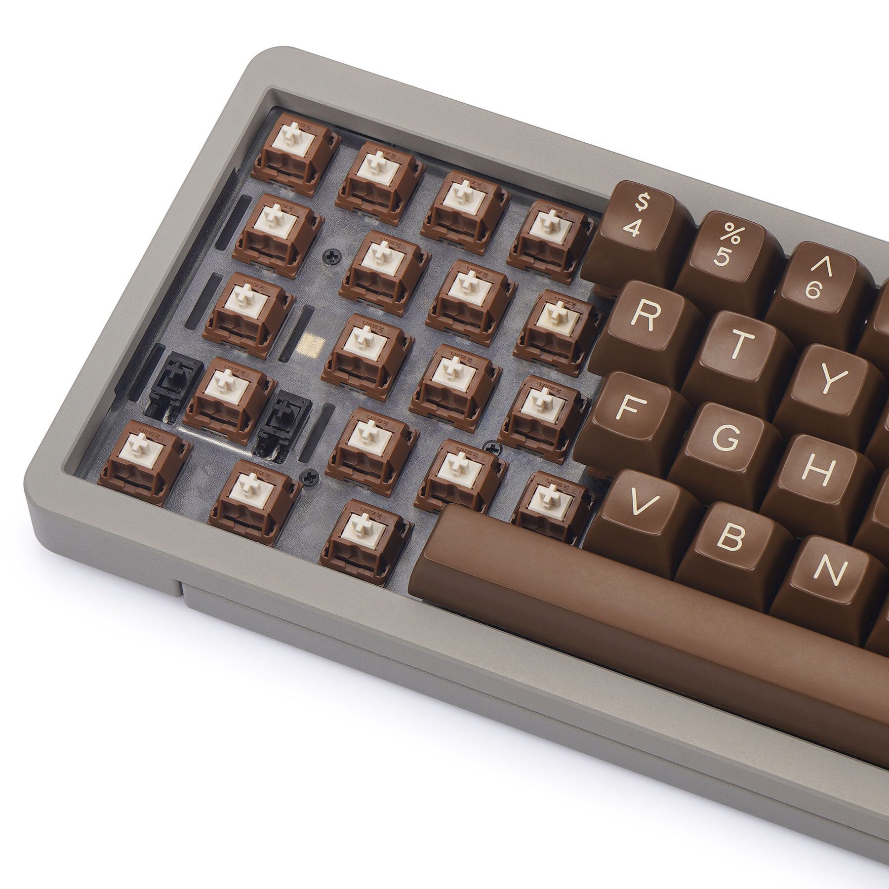 Novelkeys Cream Chocolate Pom PCB Mount 5 pin Switch