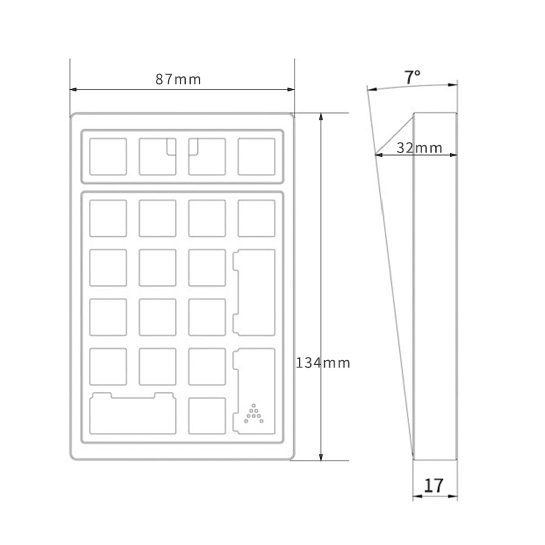 KBDPad Mark II Soldered Mechancial Keyboard DIY KIT KBDPad Mark II Soldered Mechancial Keyboard DIY KIT