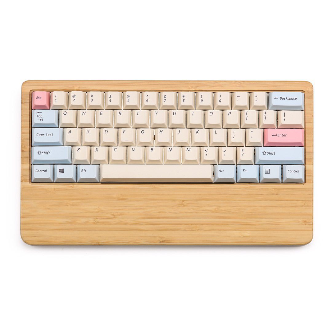 KBDfans 60% Large Bamboo Mechanical Keyboard Case