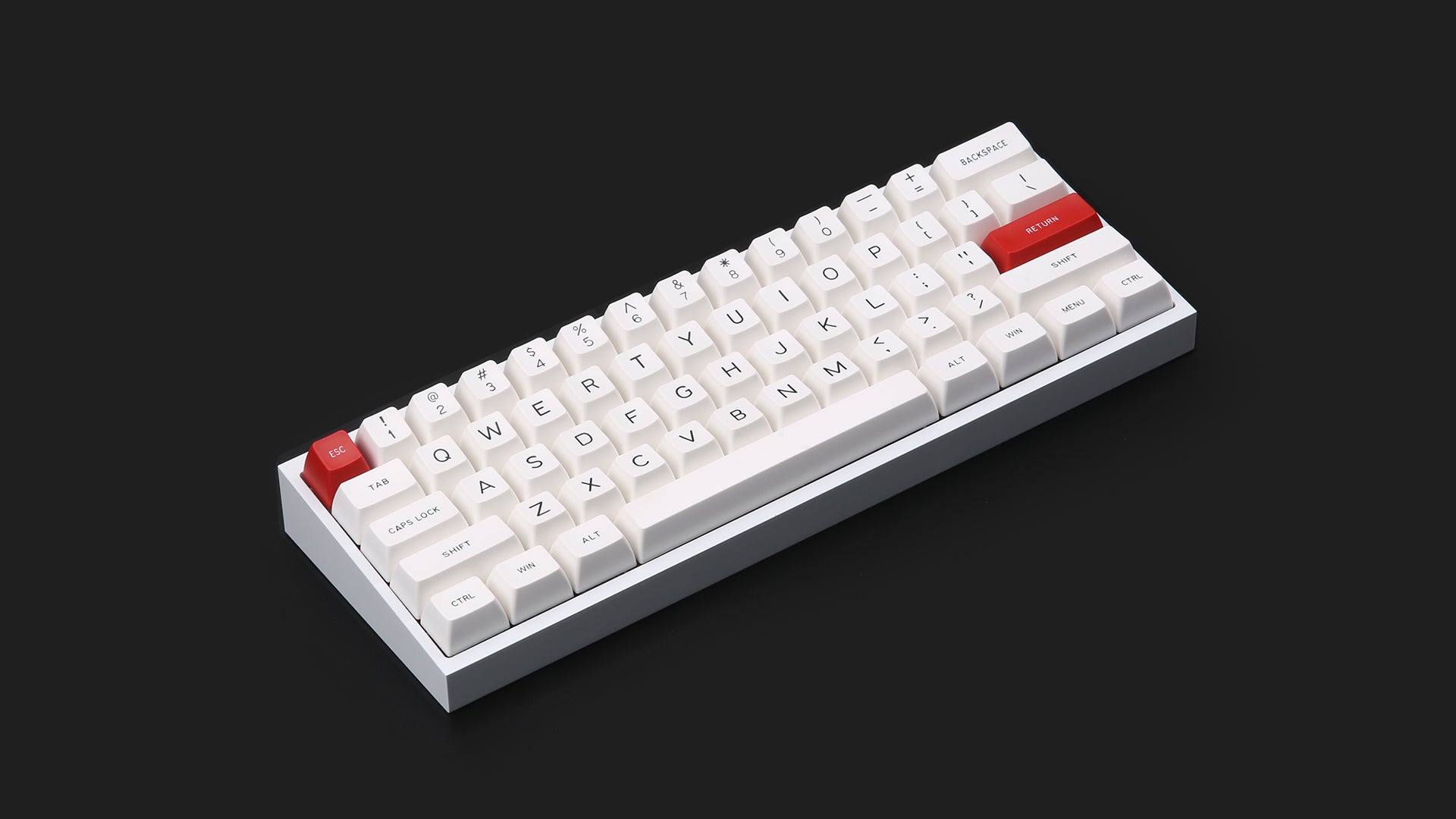 KBDfans Tofu 60 Electrophoresis White E-white Aluminum Mechanical Keyboard Case KBDfans Tofu 60 Electrophoresis White E-white Aluminum Mechanical Keyboard Case