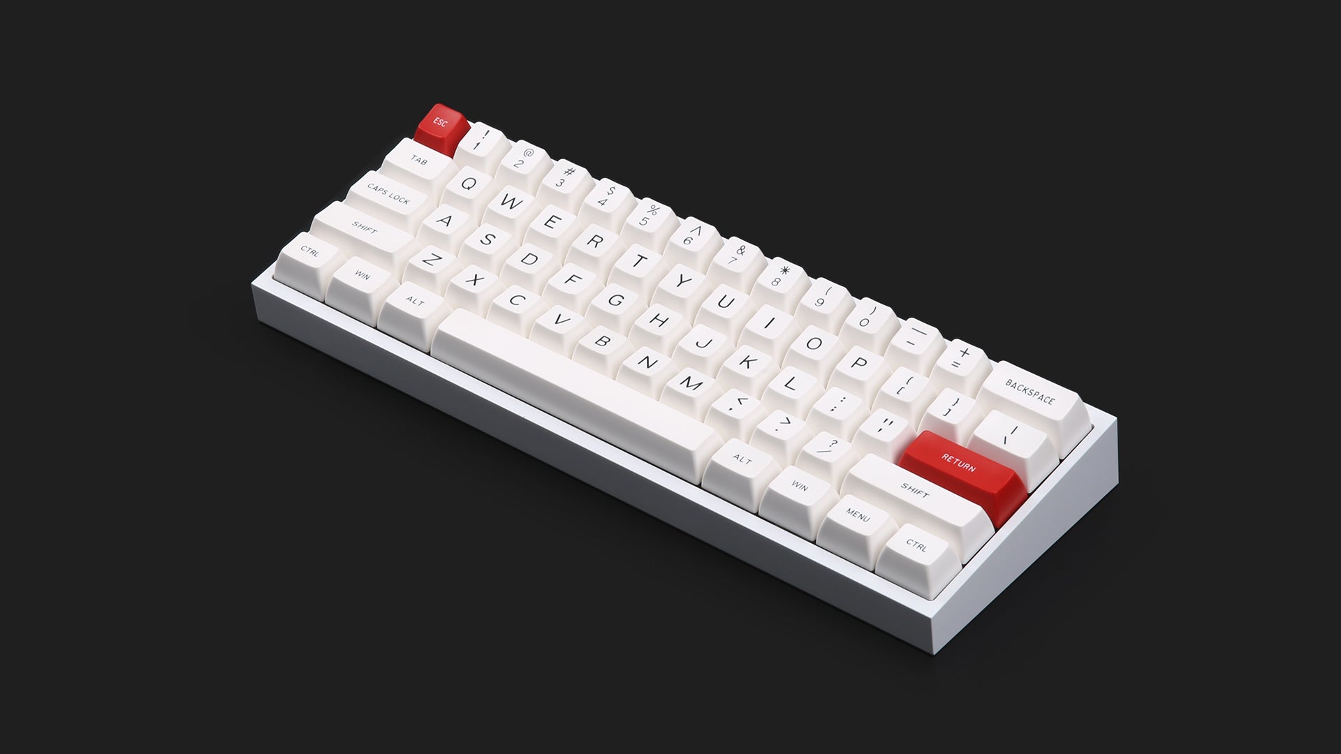 KBDfans Tofu 60 Electrophoresis White E-white Aluminum Mechanical Keyboard Case KBDfans Tofu 60 Electrophoresis White E-white Aluminum Mechanical Keyboard Case