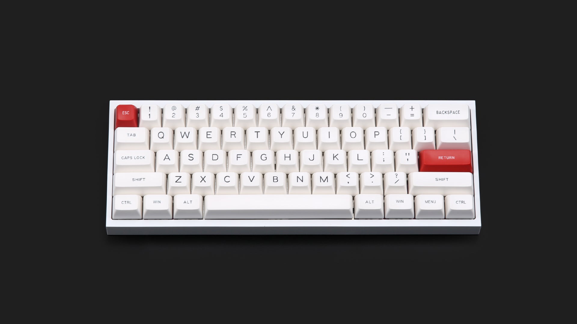 KBDfans Tofu 60 Electrophoresis White E-white Aluminum Mechanical Keyboard Case KBDfans Tofu 60 Electrophoresis White E-white Aluminum Mechanical Keyboard Case